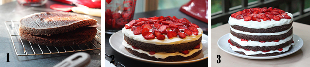 ricetta torta al cioccolato e fragole